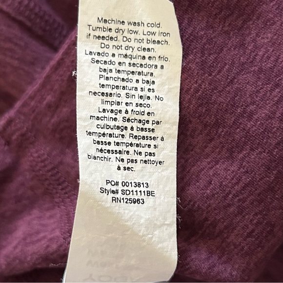 Beyond Yoga x Barre 3 Spacedye High Waisted Practice Pants Boysenberry, Large - Picture 9 of 10